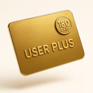 User Plus - 180 Days