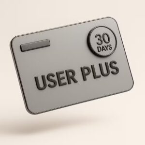 User Plus - 30 Days